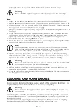 Preview for 7 page of SIGURO SGR-SM-D131SS Operating Instructions Manual