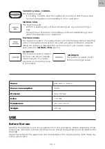 Предварительный просмотр 7 страницы SIGURO SGR-VS-T920SS Translation Of The Operating Instructions