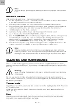 Предварительный просмотр 10 страницы SIGURO SGR-VS-T920SS Translation Of The Operating Instructions