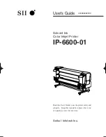 SII IP-6600-01 User Manual preview