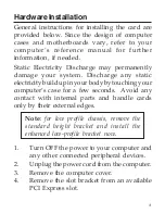 Preview for 3 page of SIIG 1-Port ECP Quick Installation Manual