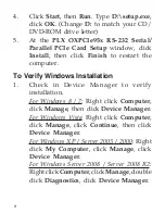 Preview for 8 page of SIIG 1-Port ECP Quick Installation Manual