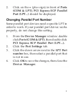 Preview for 9 page of SIIG 1-Port ECP Quick Installation Manual