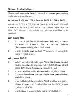 Preview for 3 page of SIIG 1394 PCI Adapter Quick Installation Manual