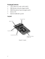 Предварительный просмотр 2 страницы SIIG 1S1P Mini PCIe Quick Installation Manual