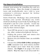 Preview for 3 page of SIIG 4-Port RS232 Serial PCI with 16550 UART Quick Installation Manual