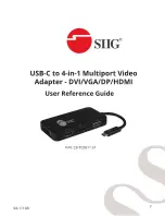 SIIG CB-TC0611-S1 User Reference Manual предпросмотр