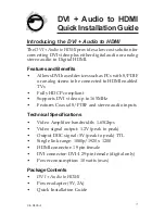 Предварительный просмотр 1 страницы SIIG CE-HM0031 Quick Installation Manual