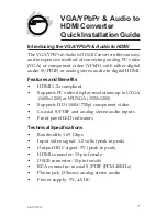 Предварительный просмотр 1 страницы SIIG CE-VG0011-S1 Quick Installation Manual