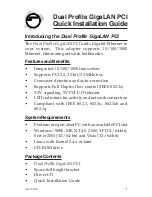 Preview for 1 page of SIIG CN-GP1011-S3 Quick Installation Manual