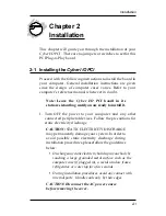 Preview for 1 page of SIIG Cyber I/O PCI Installation Manual