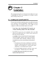 SIIG CyberParallel Dual Installation Manual preview