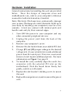 Preview for 3 page of SIIG CyberSerial Dual PCI Quick Installation Manual