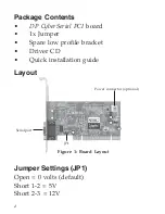 Preview for 2 page of SIIG DP CyberSerial PCI Quick Installation Manual