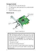 Preview for 2 page of SIIG DP FireWire 800 3-Port PCIe Quick Installation Manual