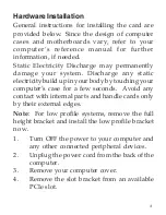 Предварительный просмотр 3 страницы SIIG DP SuperSpeed USB 3.0 2-Port PCIe i/e Quick Installation Manual