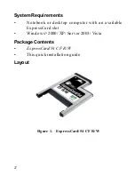 Preview for 2 page of SIIG ExpressCard/54 CF R/W Quick Installation Manual