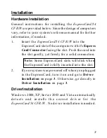 Preview for 3 page of SIIG ExpressCard/54 CF R/W Quick Installation Manual