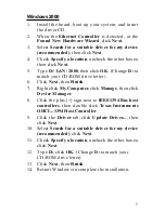 Preview for 7 page of SIIG FireWire 800+GigaLAN Combo Quick Installation Manual