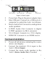 Предварительный просмотр 3 страницы SIIG HDMI to VGA & Audio Converter Scaler Installation Manual