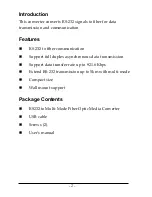 Preview for 2 page of SIIG ID-SC0F11-S1 User Manual