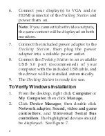 Preview for 8 page of SIIG JU-DK0311-S1 Installation Manual