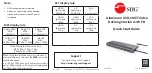 Предварительный просмотр 2 страницы SIIG JU-DK0E11-S1 Quick Start Manual