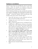 Preview for 3 page of SIIG Low Profile PCI-2S Quick Installation Manual