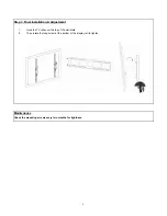 Preview for 5 page of SIIG Low Profile Universal TV Mount - 42" to 70 Installation Instructions Manual