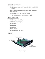 Preview for 2 page of SIIG PCIe to ExpressCard Bay Quick Installation Manual