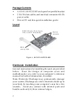 Preview for 2 page of SIIG SC-SA3012-S1 Quick Installation Manual