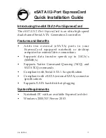 Preview for 1 page of SIIG SC-SAEE22-S1 Quick Installation Manual