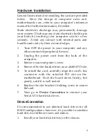 Preview for 3 page of SIIG Serial ATA 4-Channel PCI Quick Installation Manual