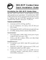 Preview for 1 page of SIIG SIIG 2S1P Combo-Value Quick Installation Manual