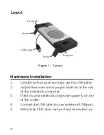 Предварительный просмотр 2 страницы SIIG Silent Mini Notebook Cooler Quick Installation Manual