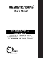 Preview for 1 page of SIIG UltraATA 100 Pro User Manual