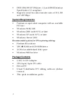 Preview for 2 page of SIIG USB 2.0+1394 DV Kit Quick Installation Manual