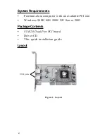 Preview for 2 page of SIIG USB 2.0 Dual-Port PCI Quick Installation Manual