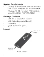 Предварительный просмотр 2 страницы SIIG USB 3.0 to DisplayPort Adapter Quick Start Manual