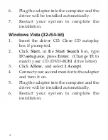 Предварительный просмотр 4 страницы SIIG USB 3.0 to DisplayPort Adapter Quick Start Manual