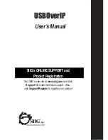 Предварительный просмотр 1 страницы SIIG USB Over IP User Manual