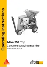 Предварительный просмотр 7 страницы SIKA Aliva 257 Top User Manual