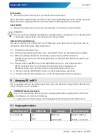 Preview for 8 page of SIKA EC mAV 2 Operating Manual