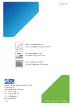 Preview for 36 page of SIKA EC RTD.2 Operating Manual