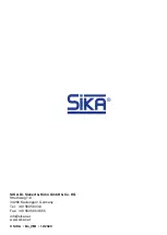 Preview for 20 page of SIKA induQ VMI 02 Operating Manual