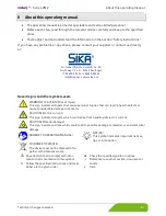 Preview for 3 page of SIKA induQ VMZ 030 Operating Manual