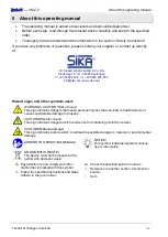 Предварительный просмотр 3 страницы SIKA induQ VMZ.2 Series Operating Manual