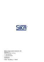 Предварительный просмотр 20 страницы SIKA induQ VMZ.2 Series Operating Manual