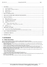 Предварительный просмотр 2 страницы SIKA MH 3750 Operating Manual