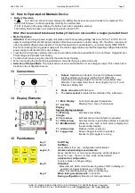 Предварительный просмотр 3 страницы SIKA MH 3750 Operating Manual